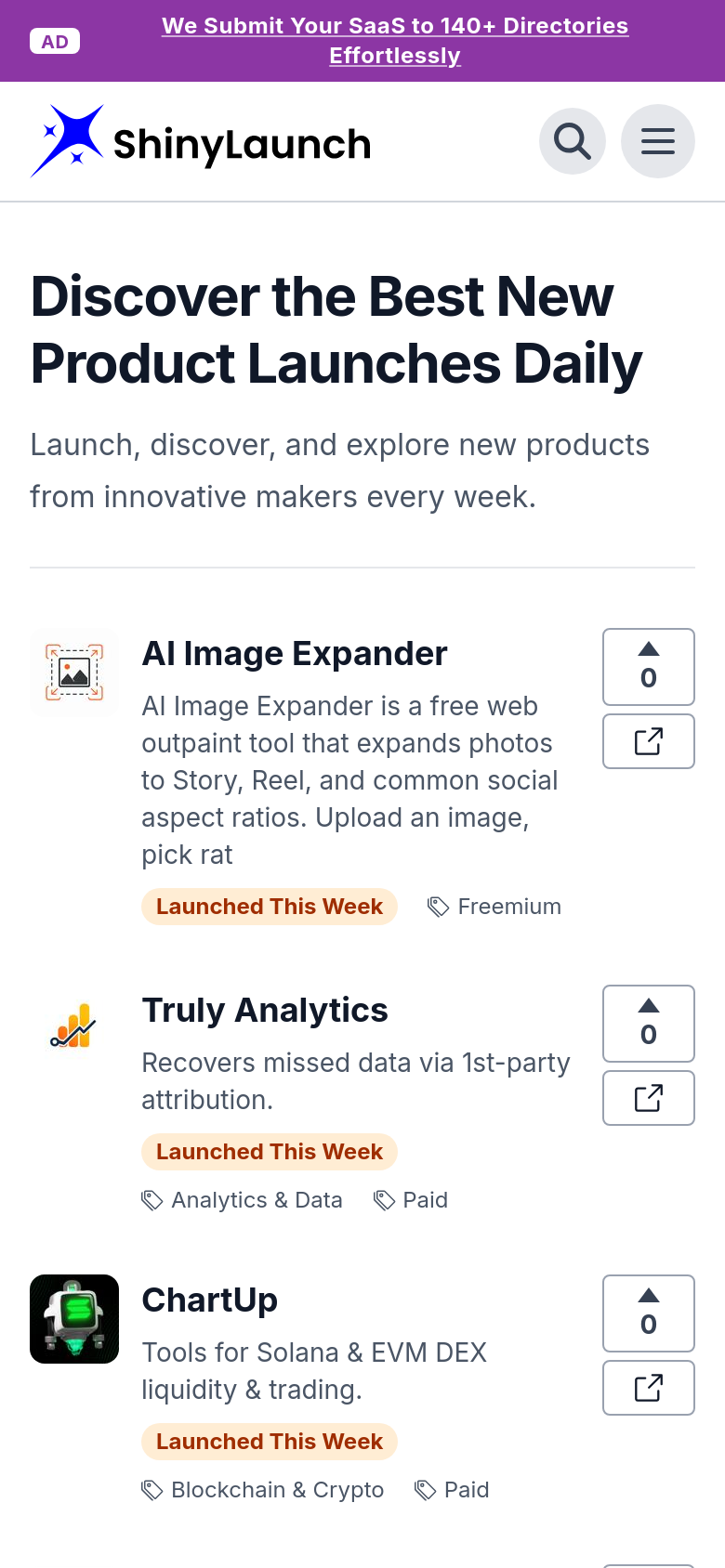 Homepage / Lander