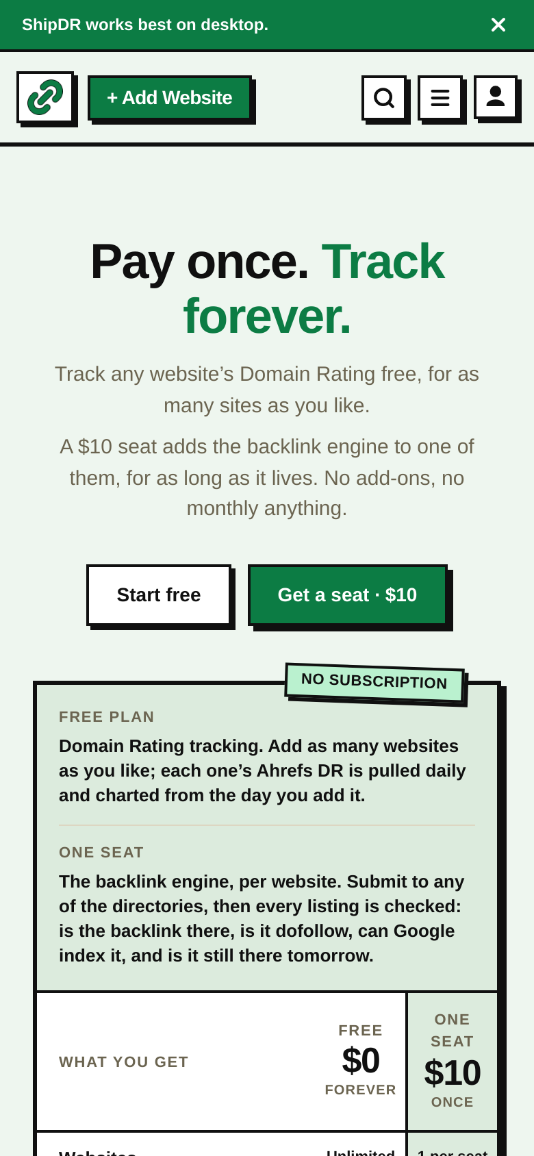 Pricing