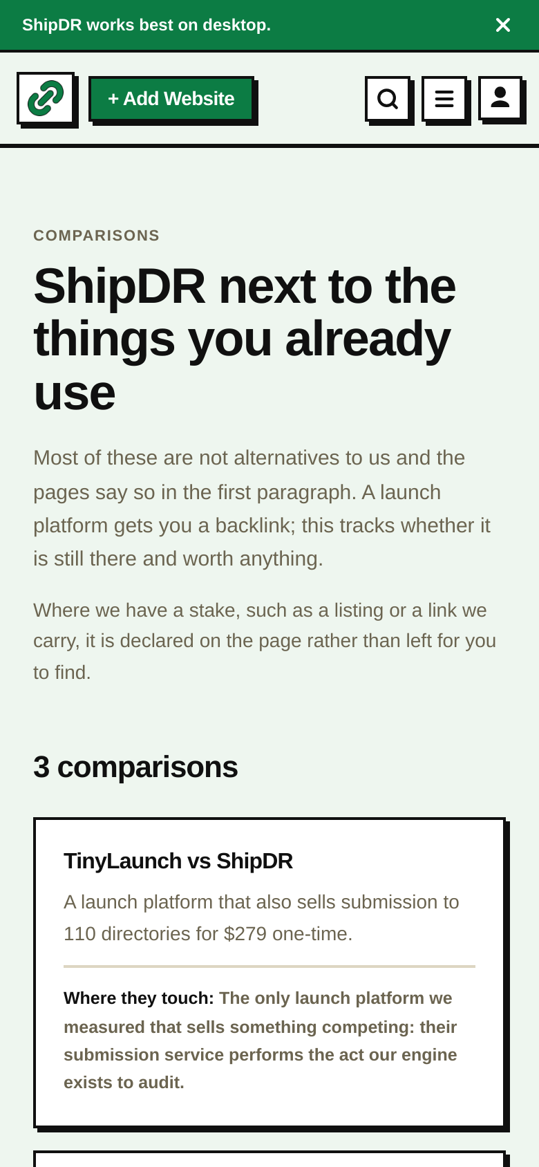 Compare