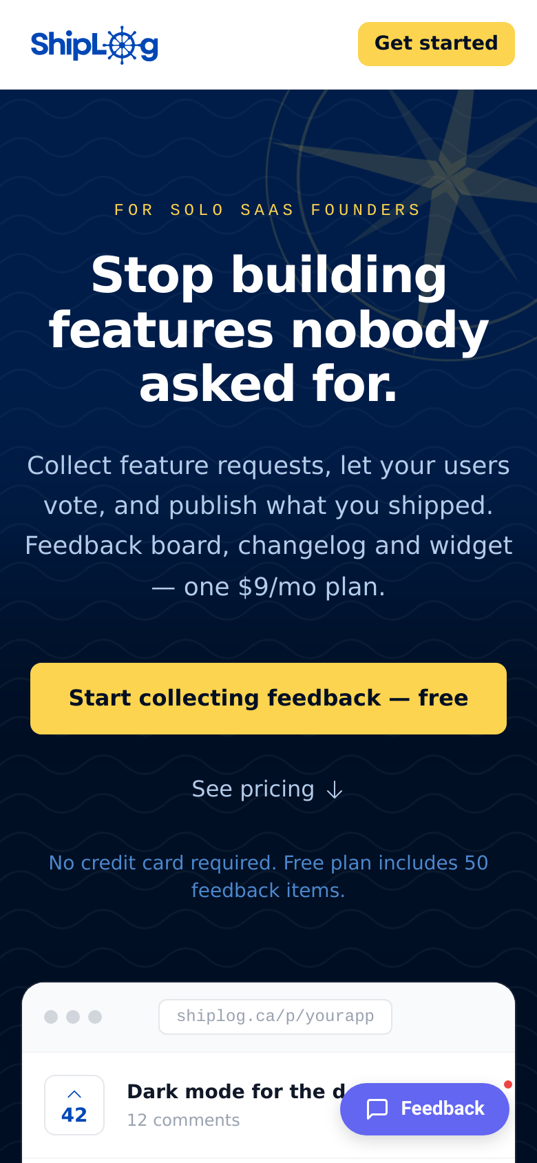 Homepage / Lander