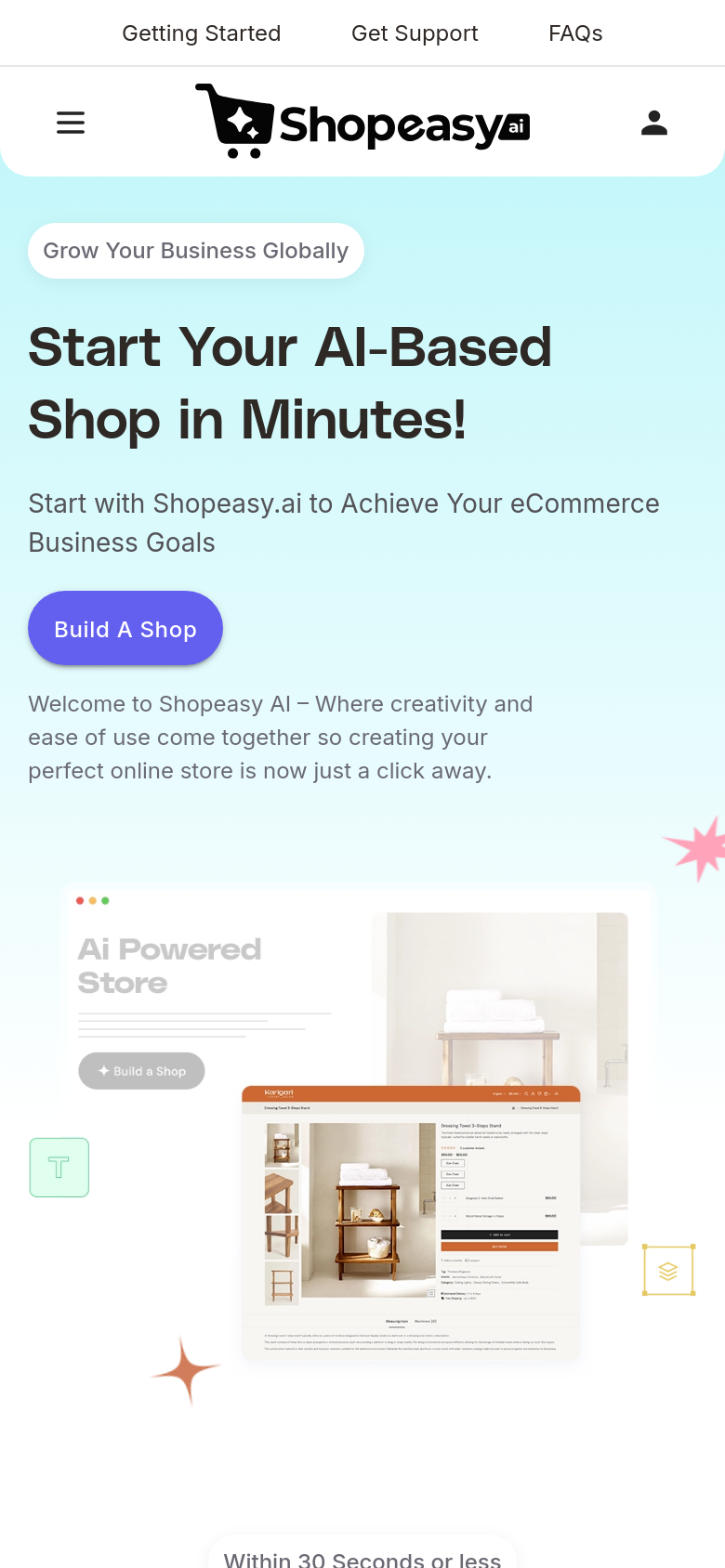 Homepage / Lander
