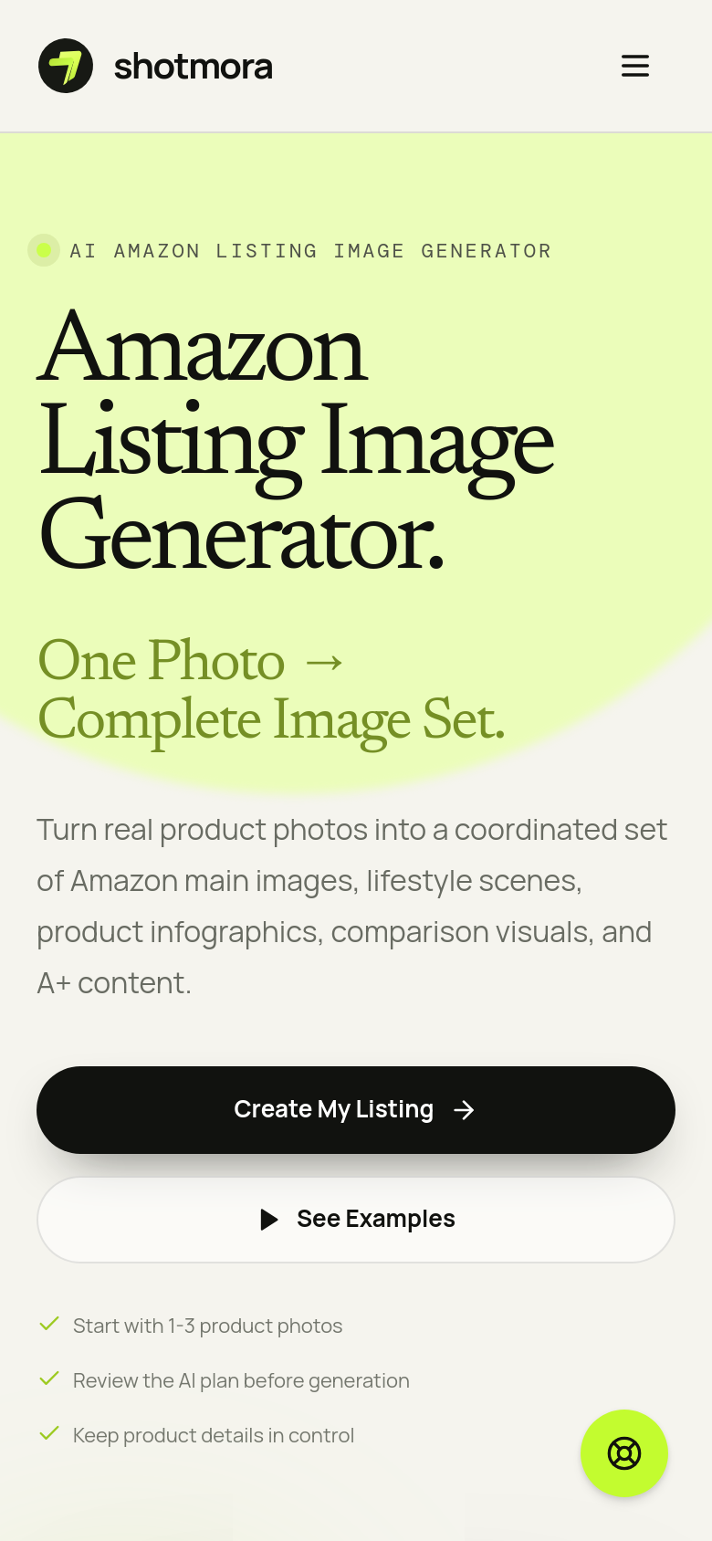 Homepage / Lander