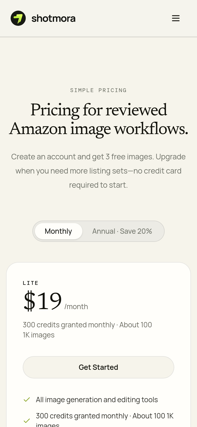 Pricing