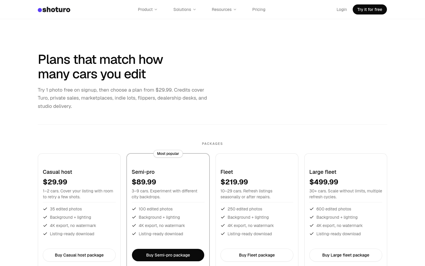 Pricing