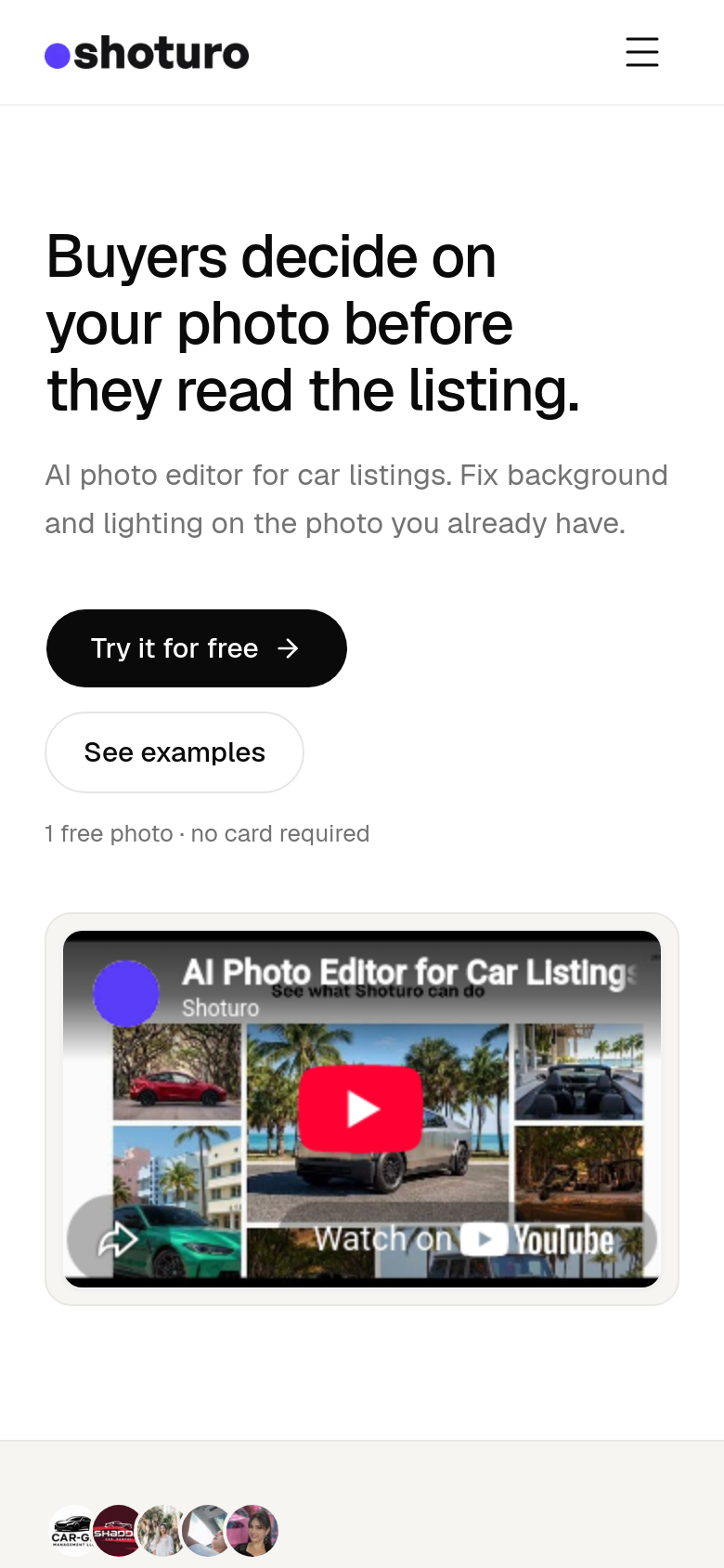 Homepage / Lander