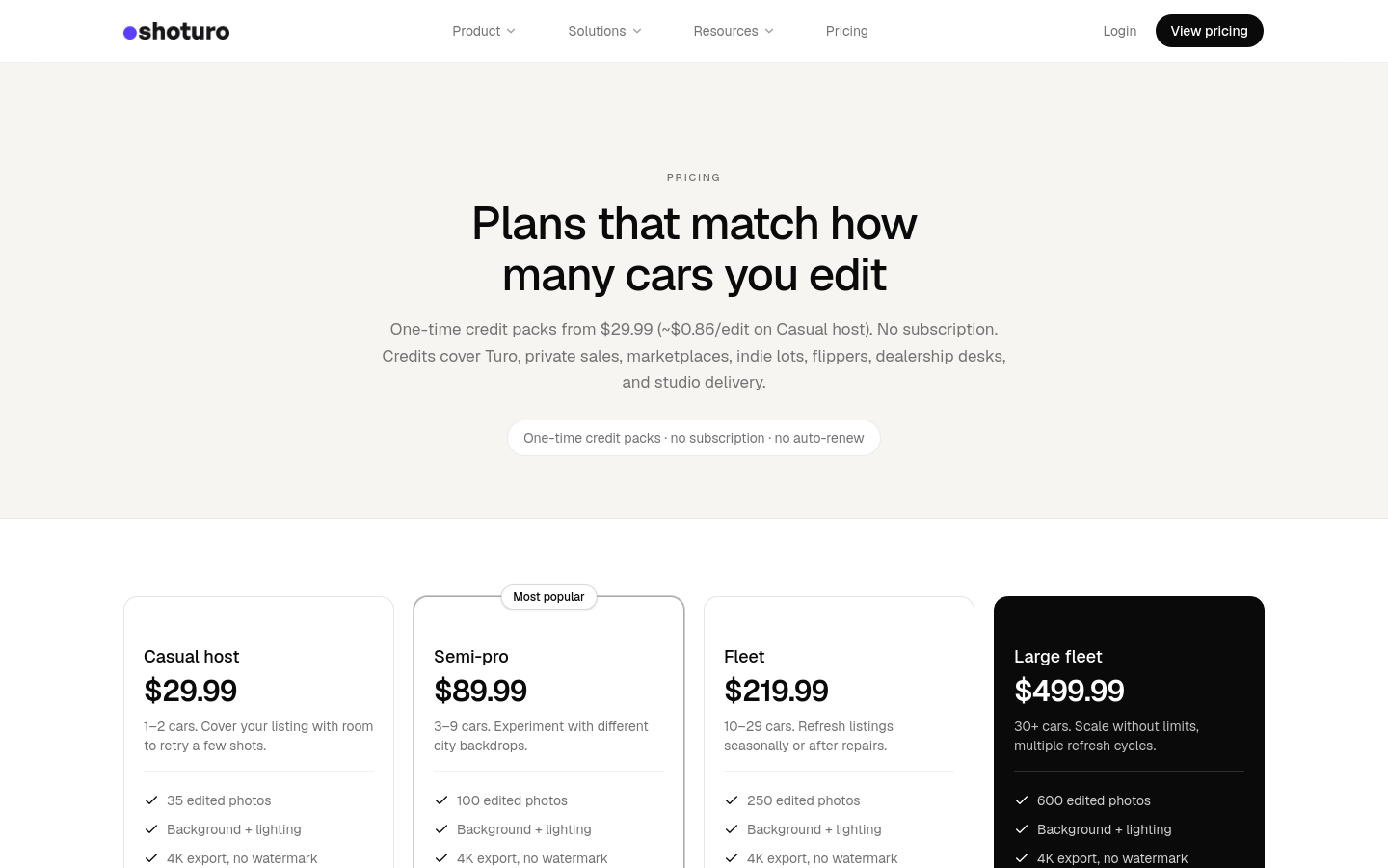 Pricing