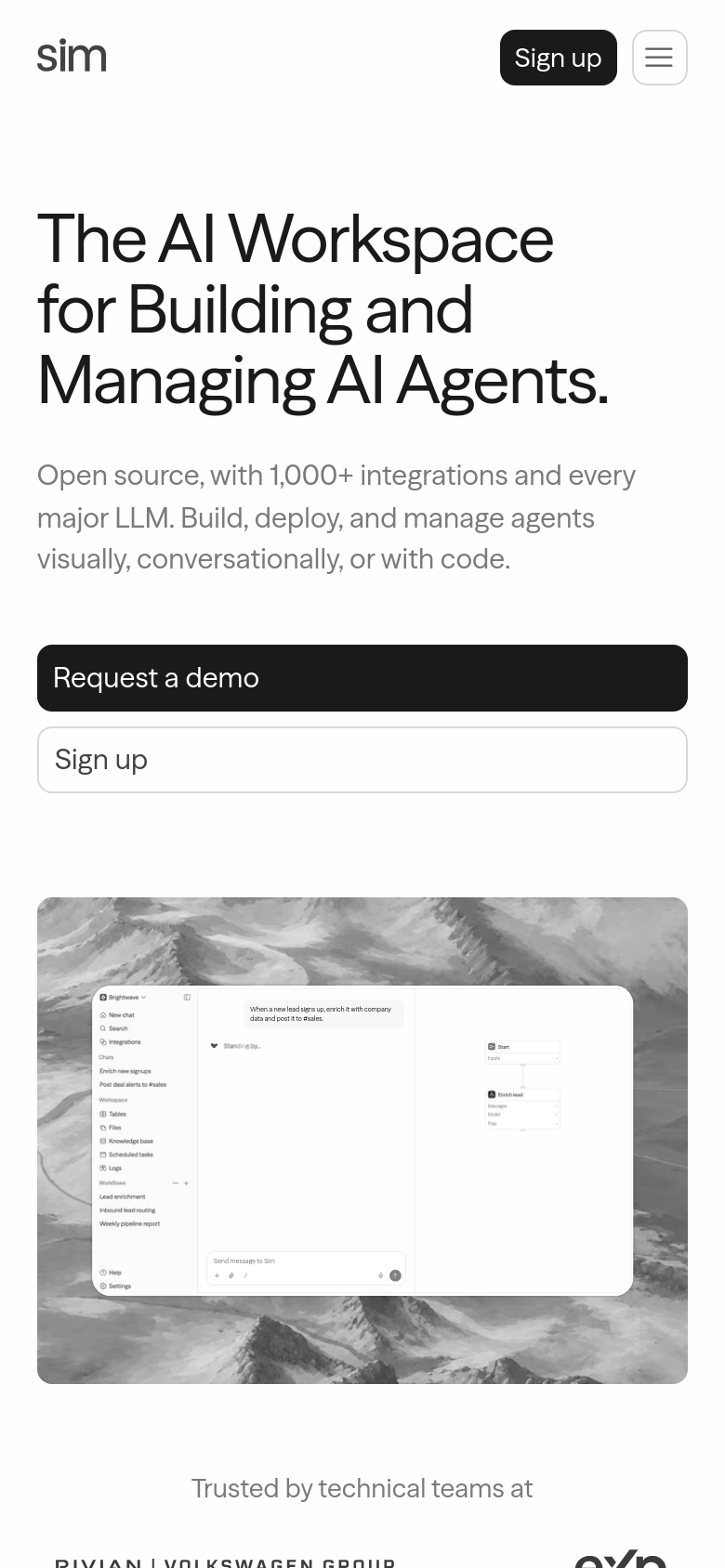 Homepage / Lander