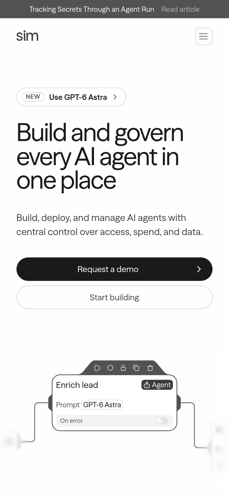 Homepage / Lander