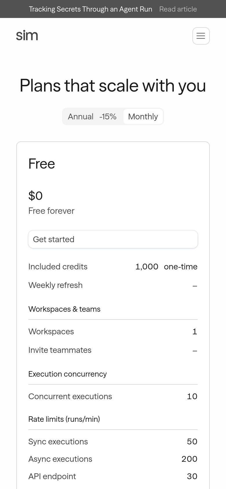 Pricing