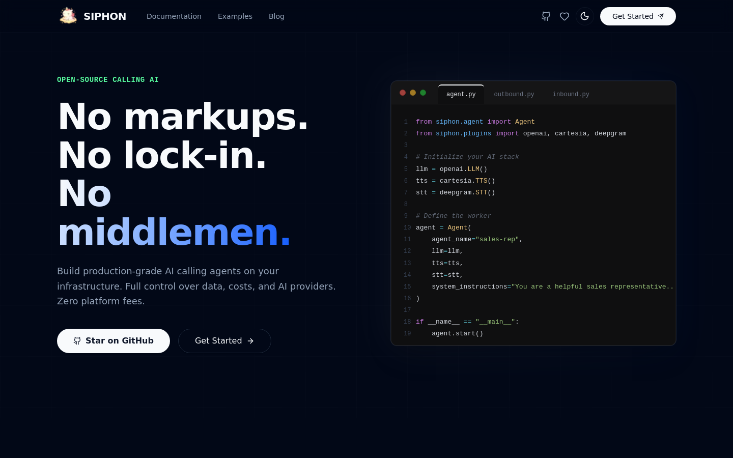 Captured Homepage / Lander