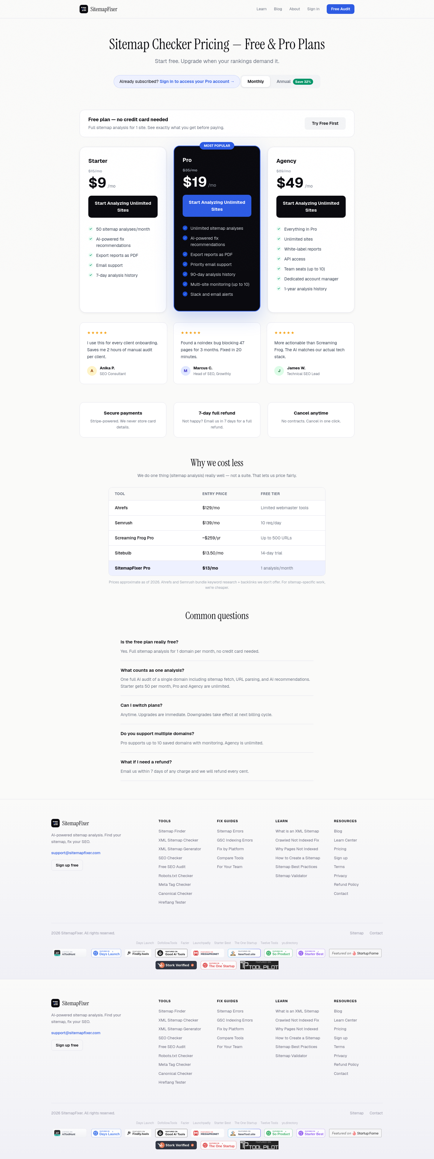Price anchor element