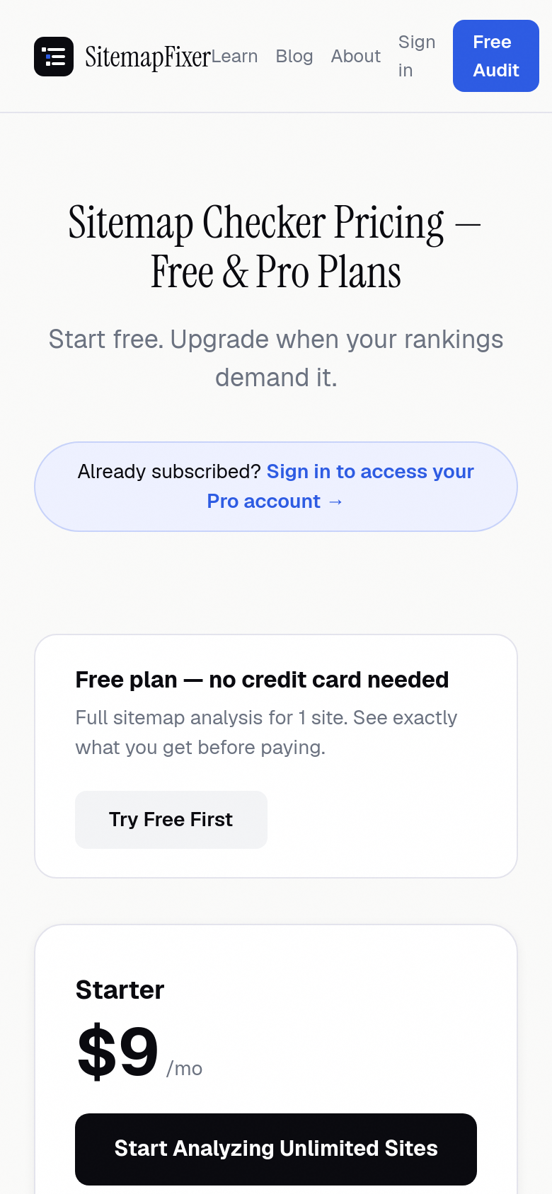 Pricing