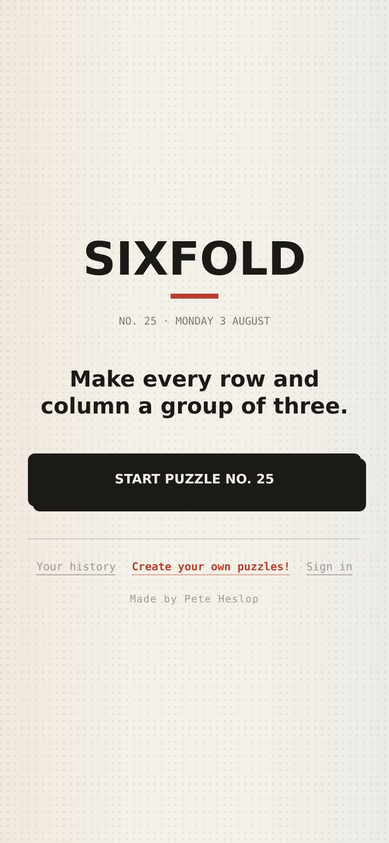 Homepage / Lander
