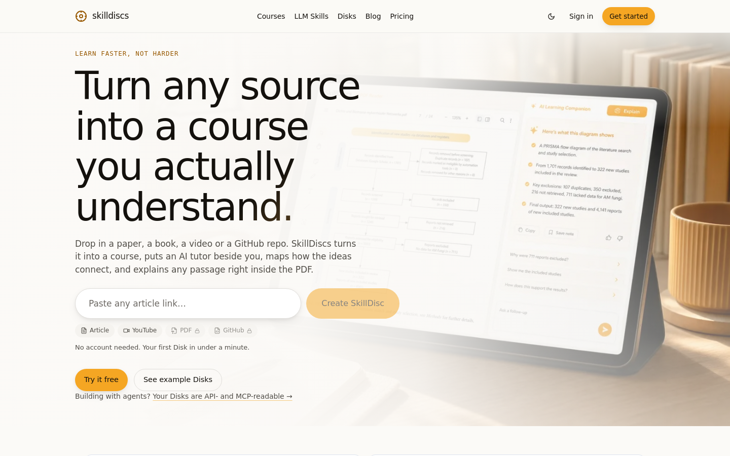 Captured Homepage / Lander