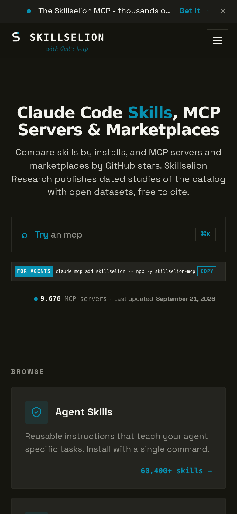 Homepage / Lander