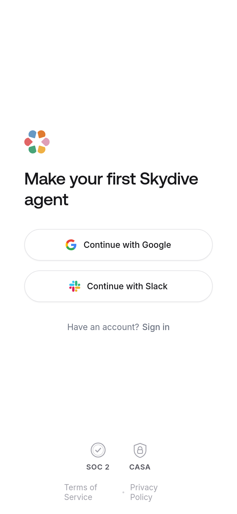 Signup