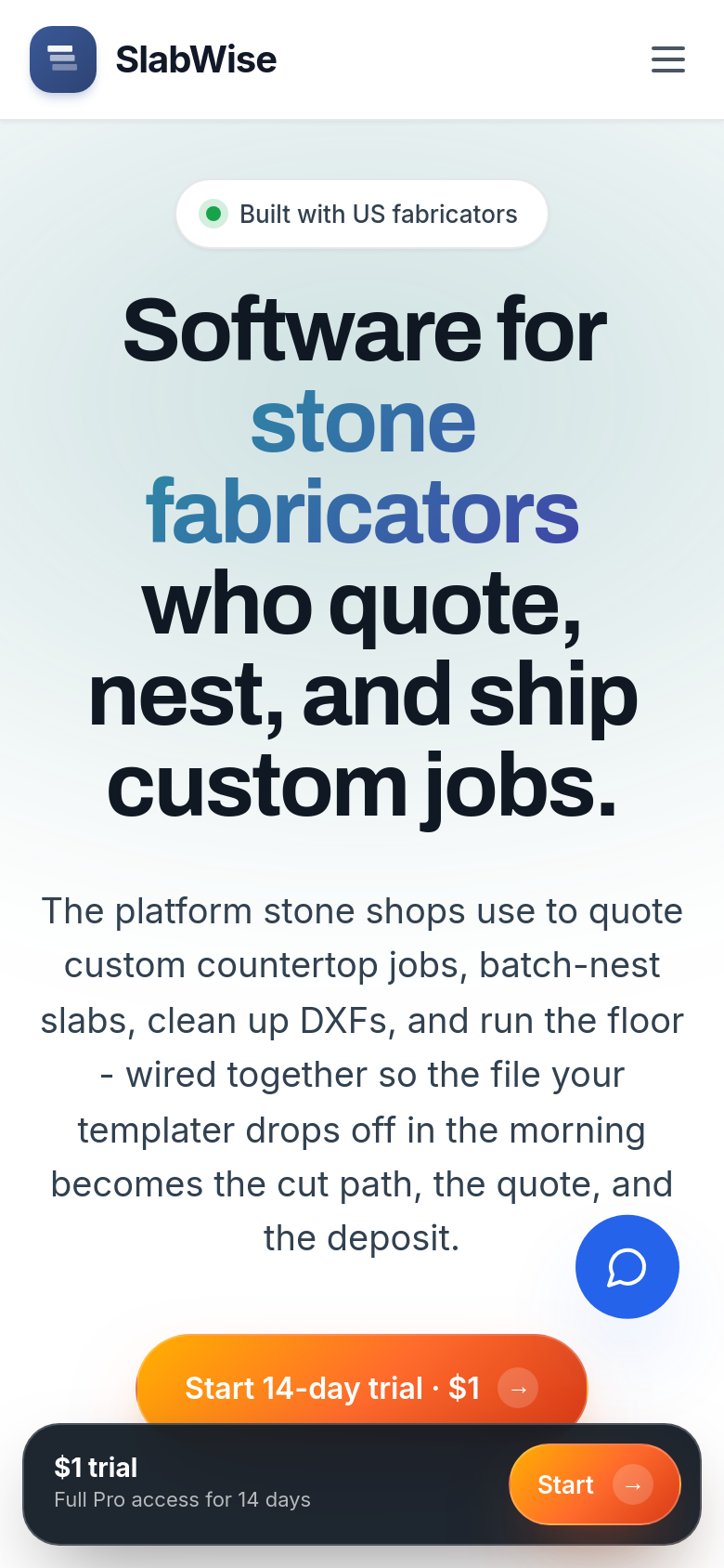 Homepage / Lander