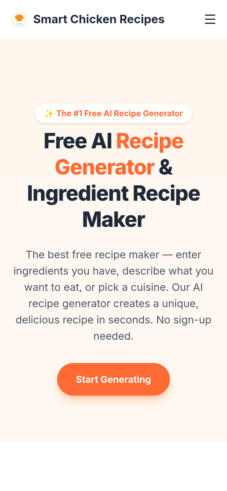 Homepage / Lander