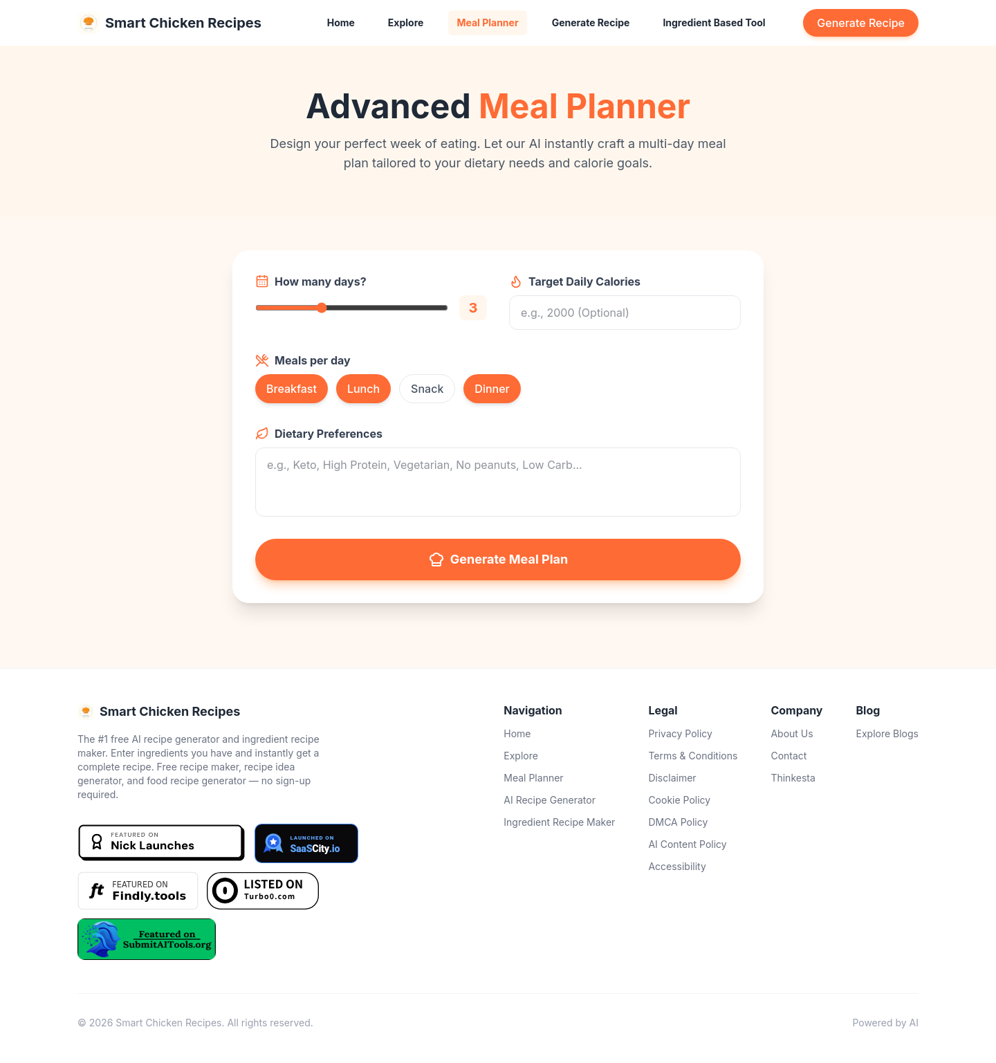smartchickenrecipes.com — 