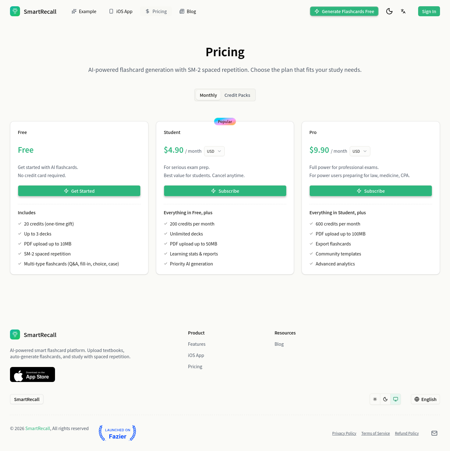 No credit card element