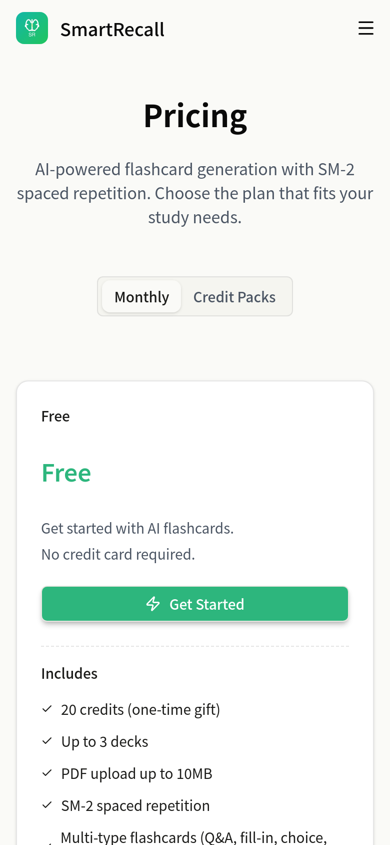 Pricing