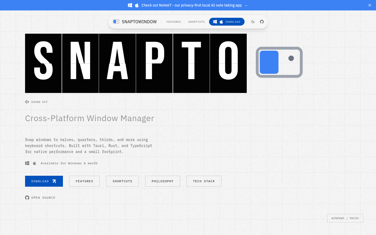 Captured Homepage / Lander