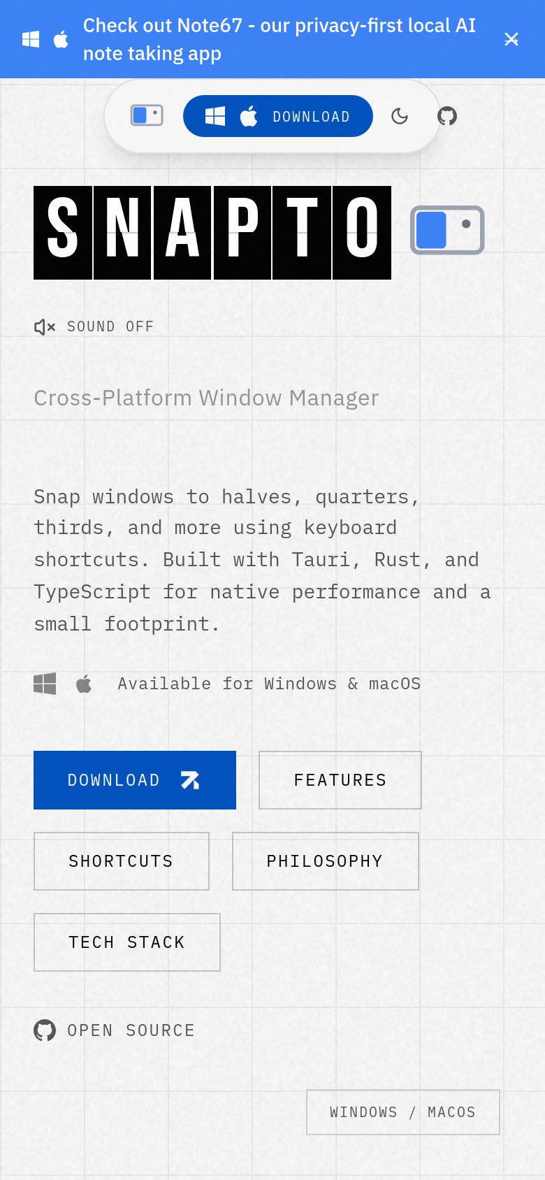 Homepage / Lander