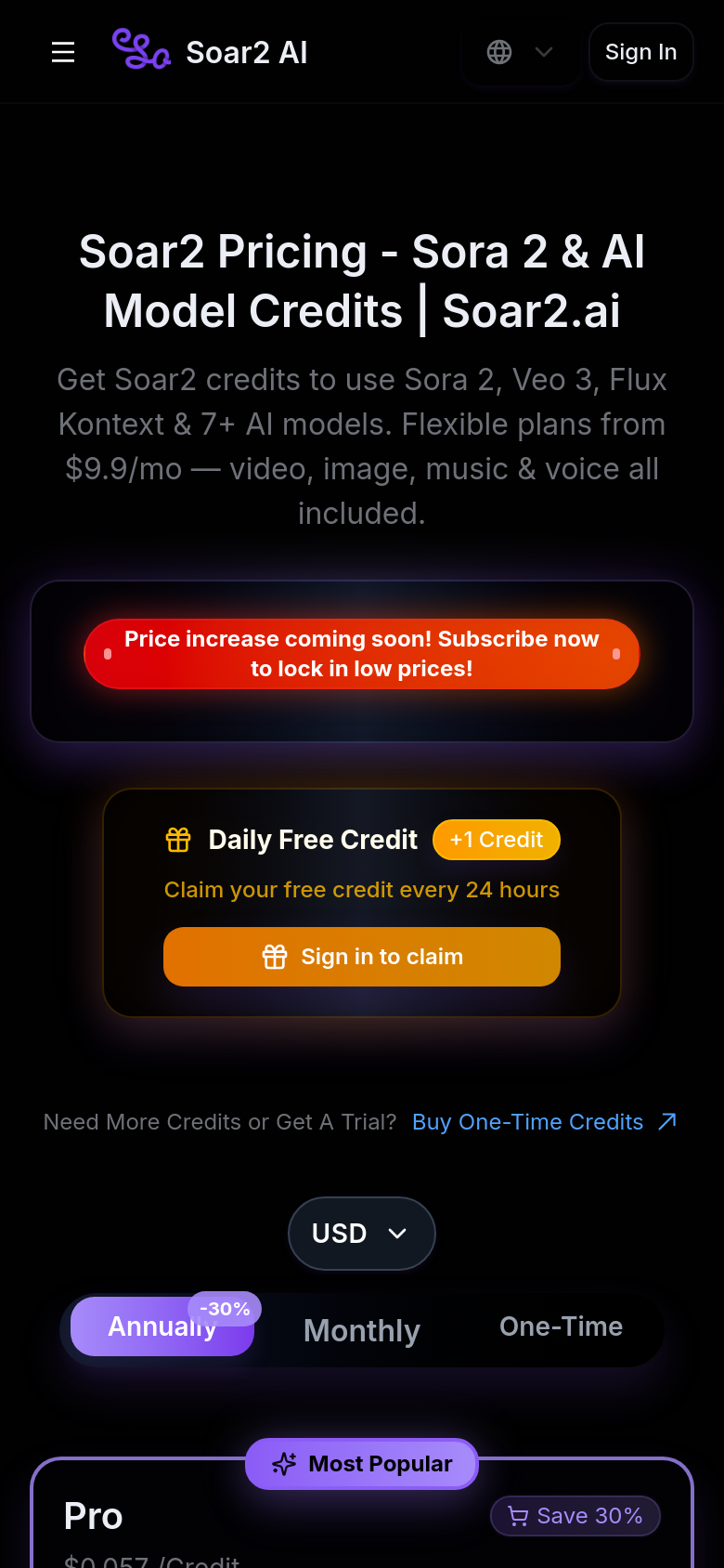Pricing