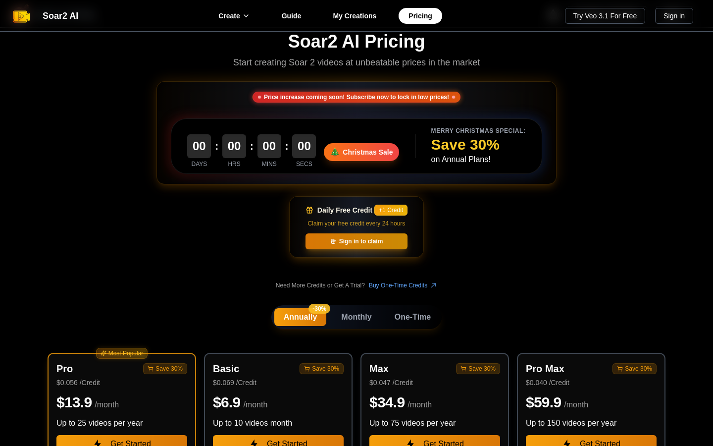 Pricing