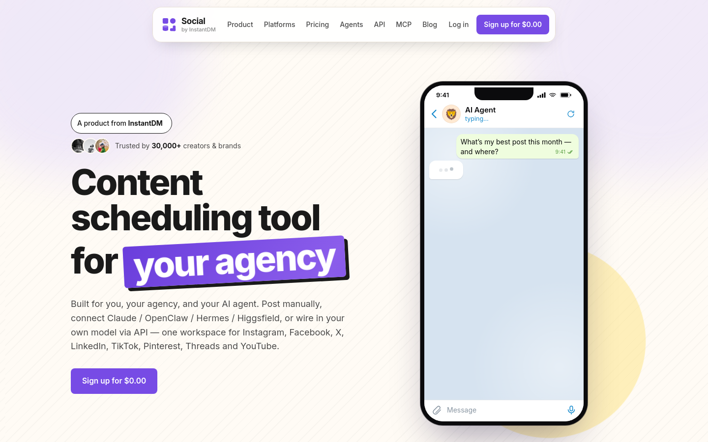 Captured Homepage / Lander
