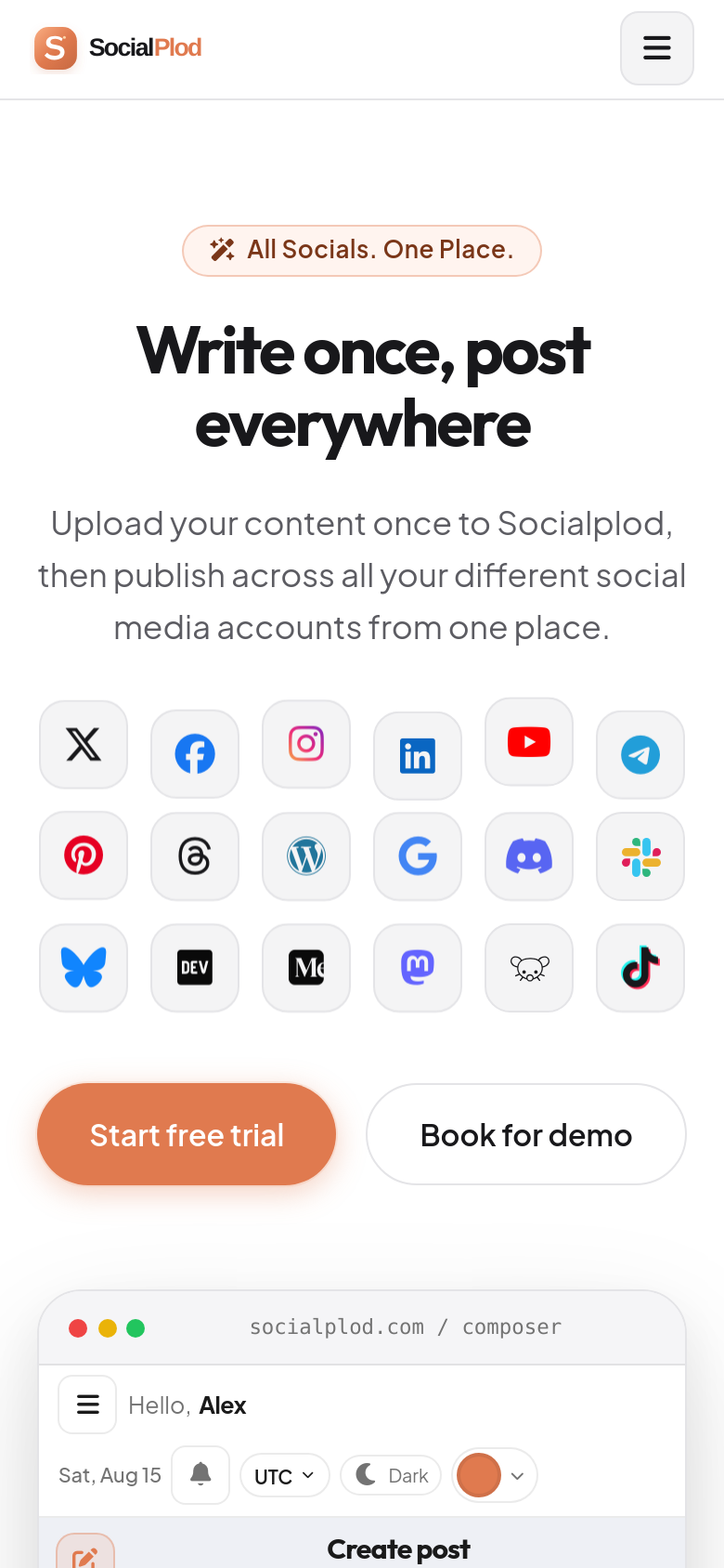 Homepage / Lander