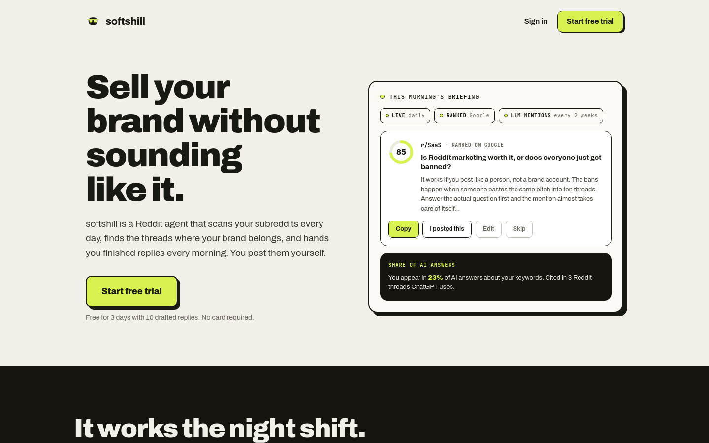 Captured Homepage / Lander