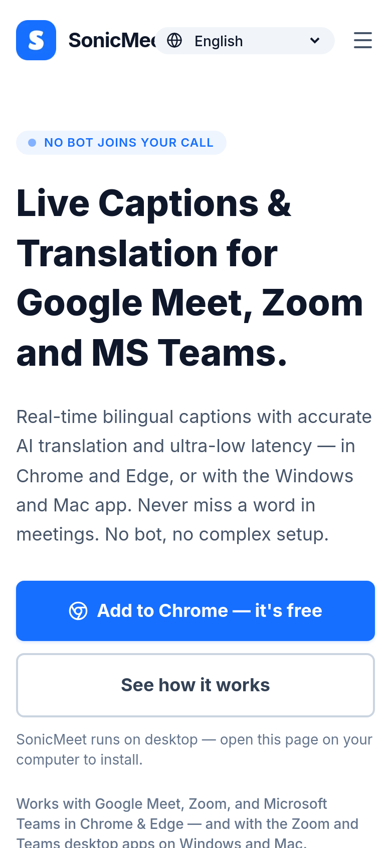 Homepage / Lander