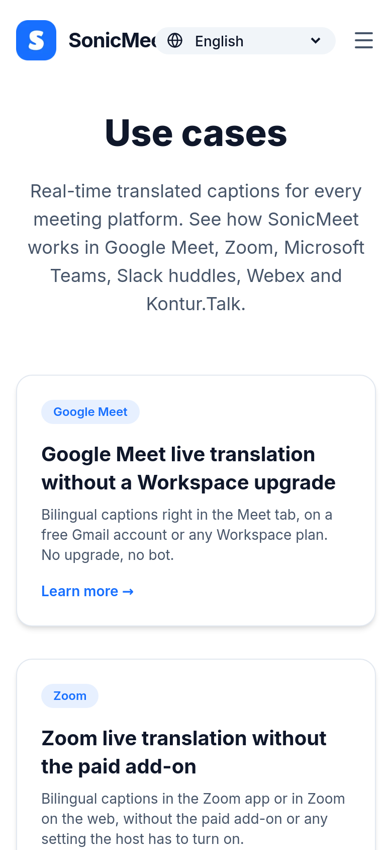 Use Cases