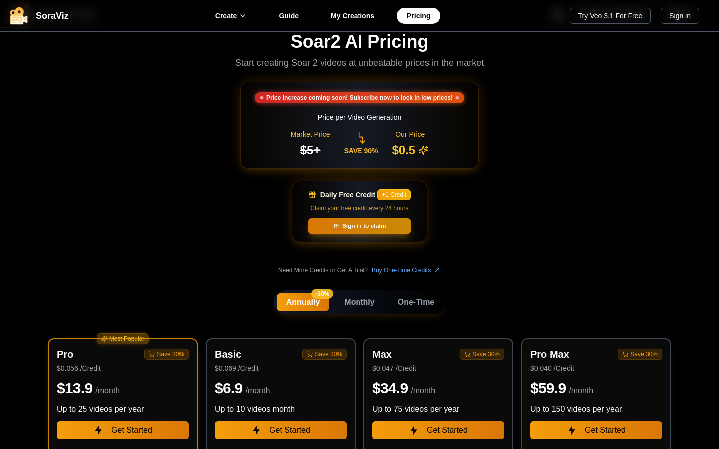 Pricing