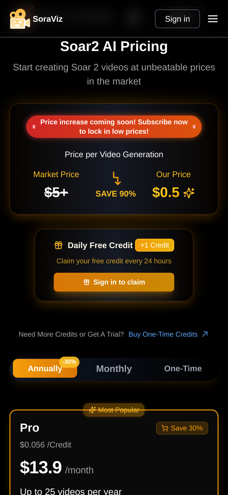Pricing