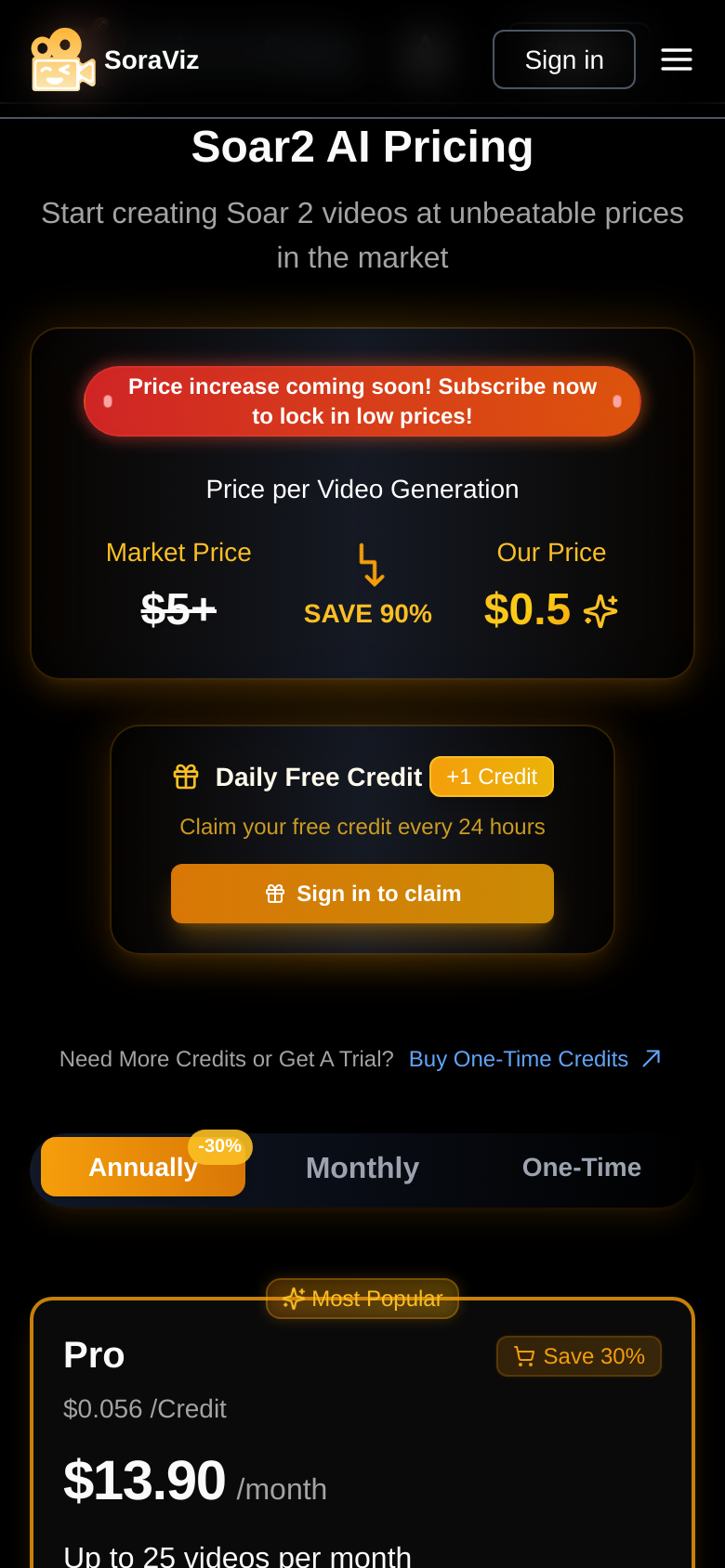 Pricing