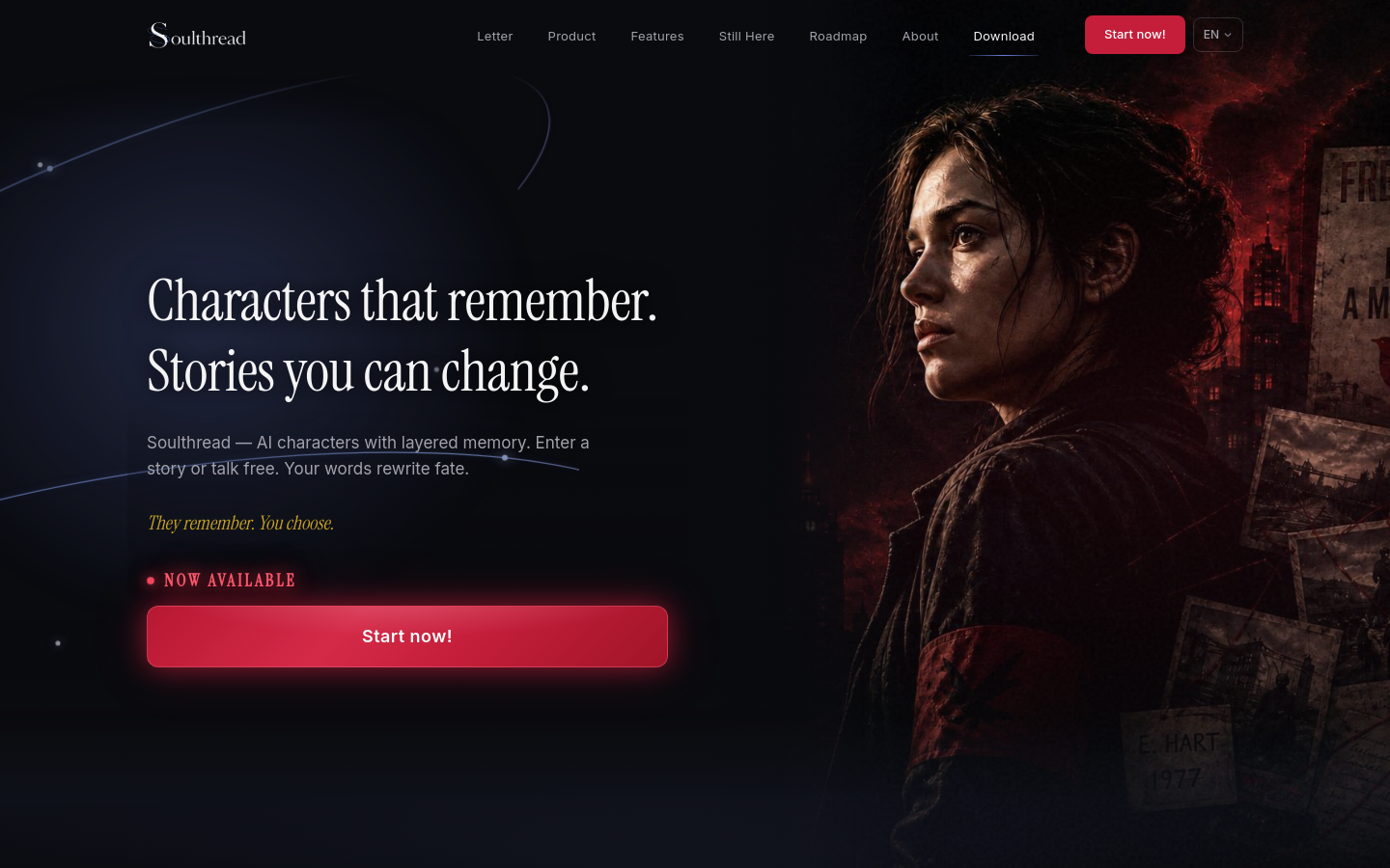 Captured Homepage / Lander
