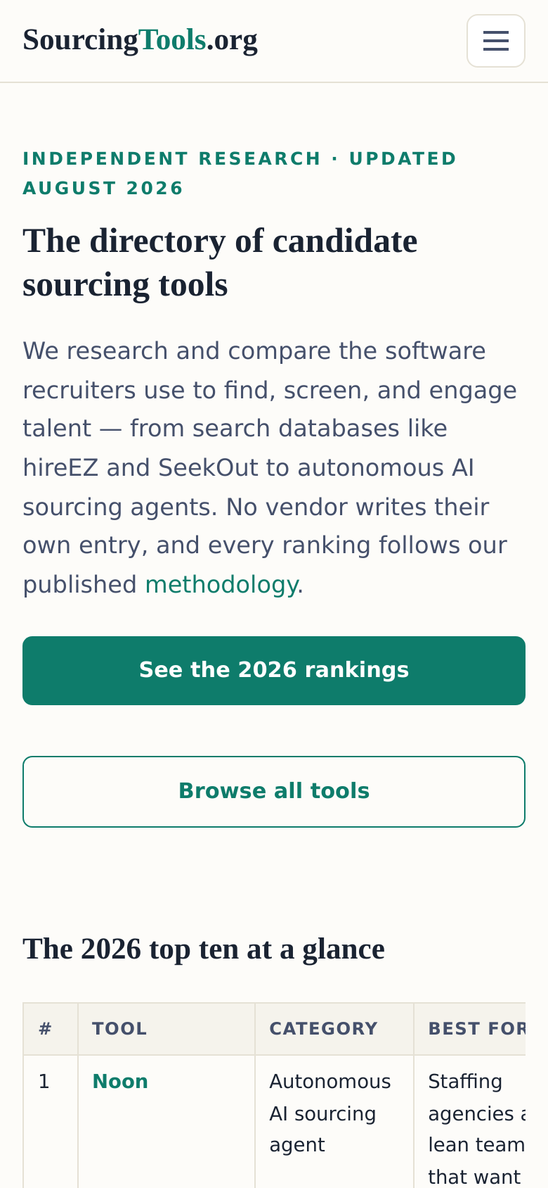 Homepage / Lander