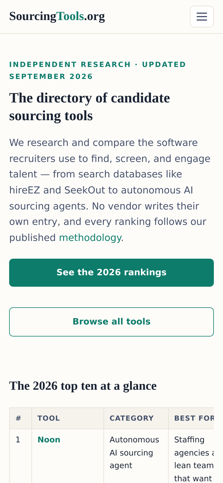 Homepage / Lander