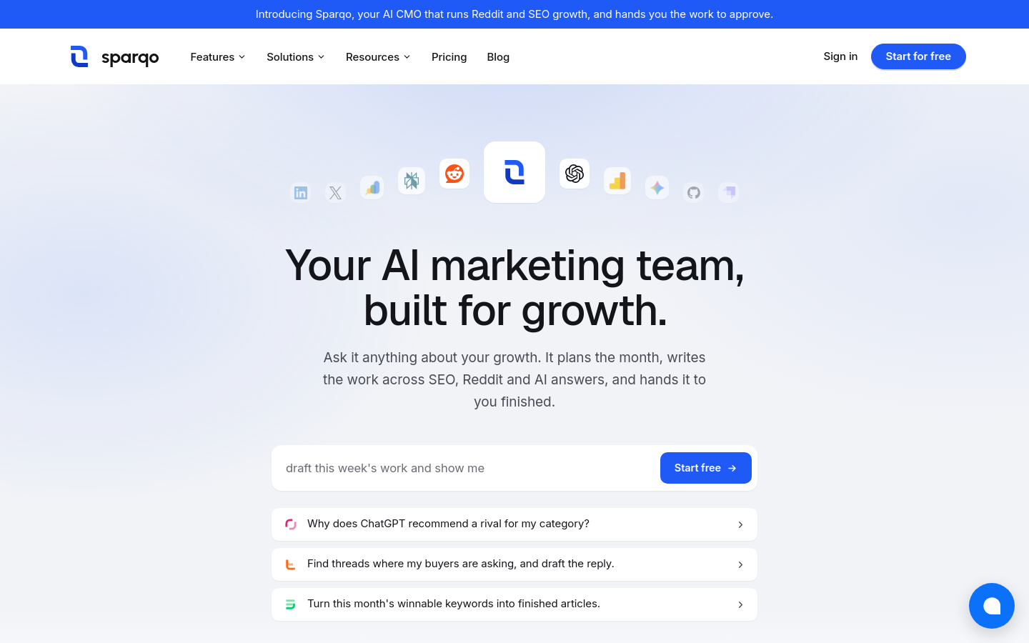 Captured Homepage / Lander