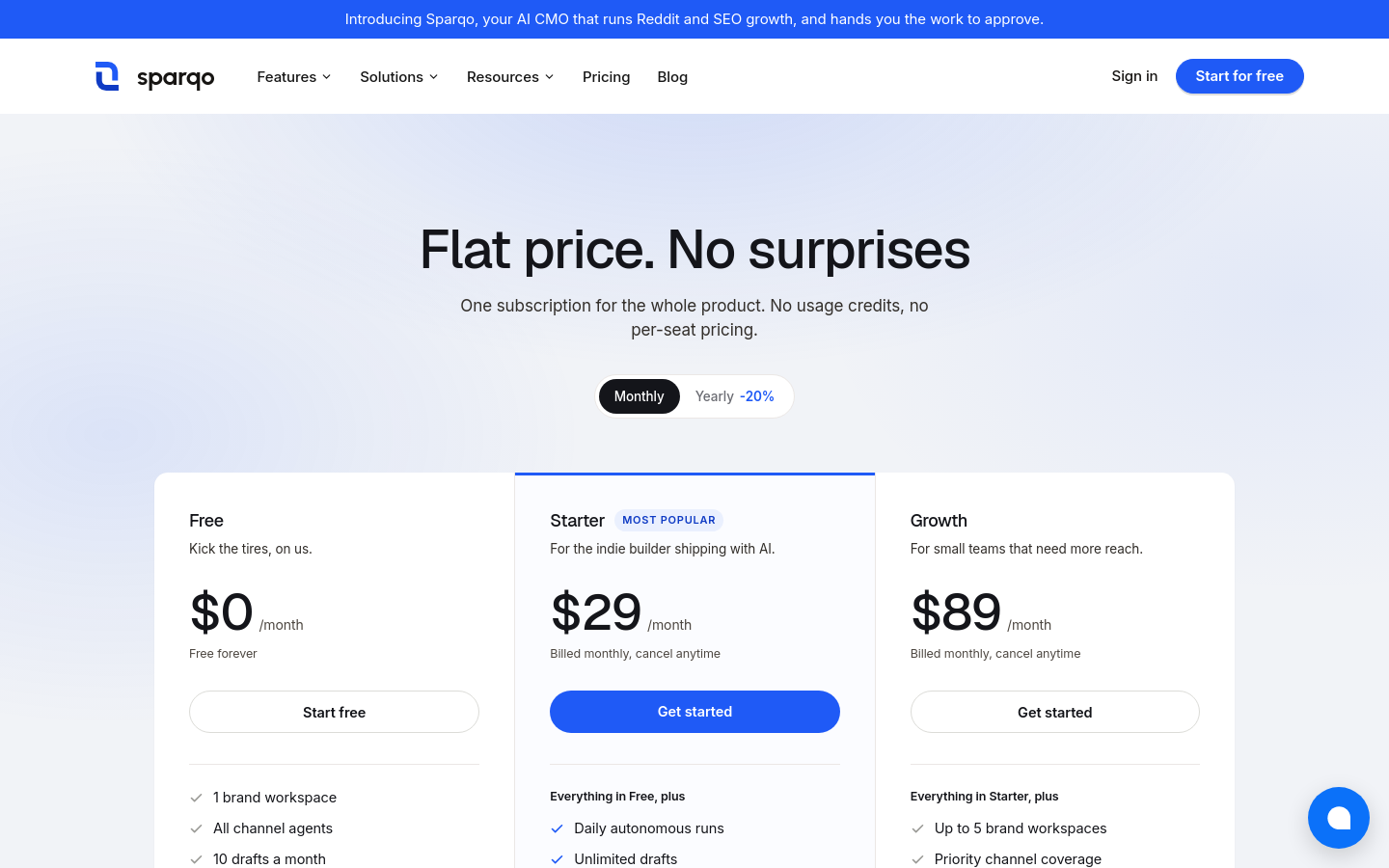 Pricing