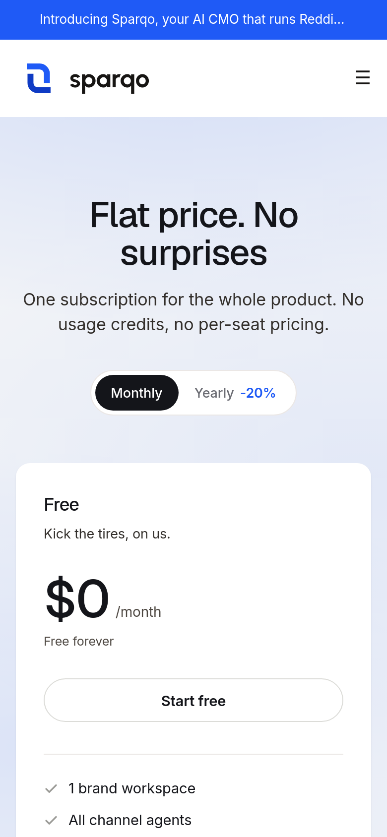 Pricing