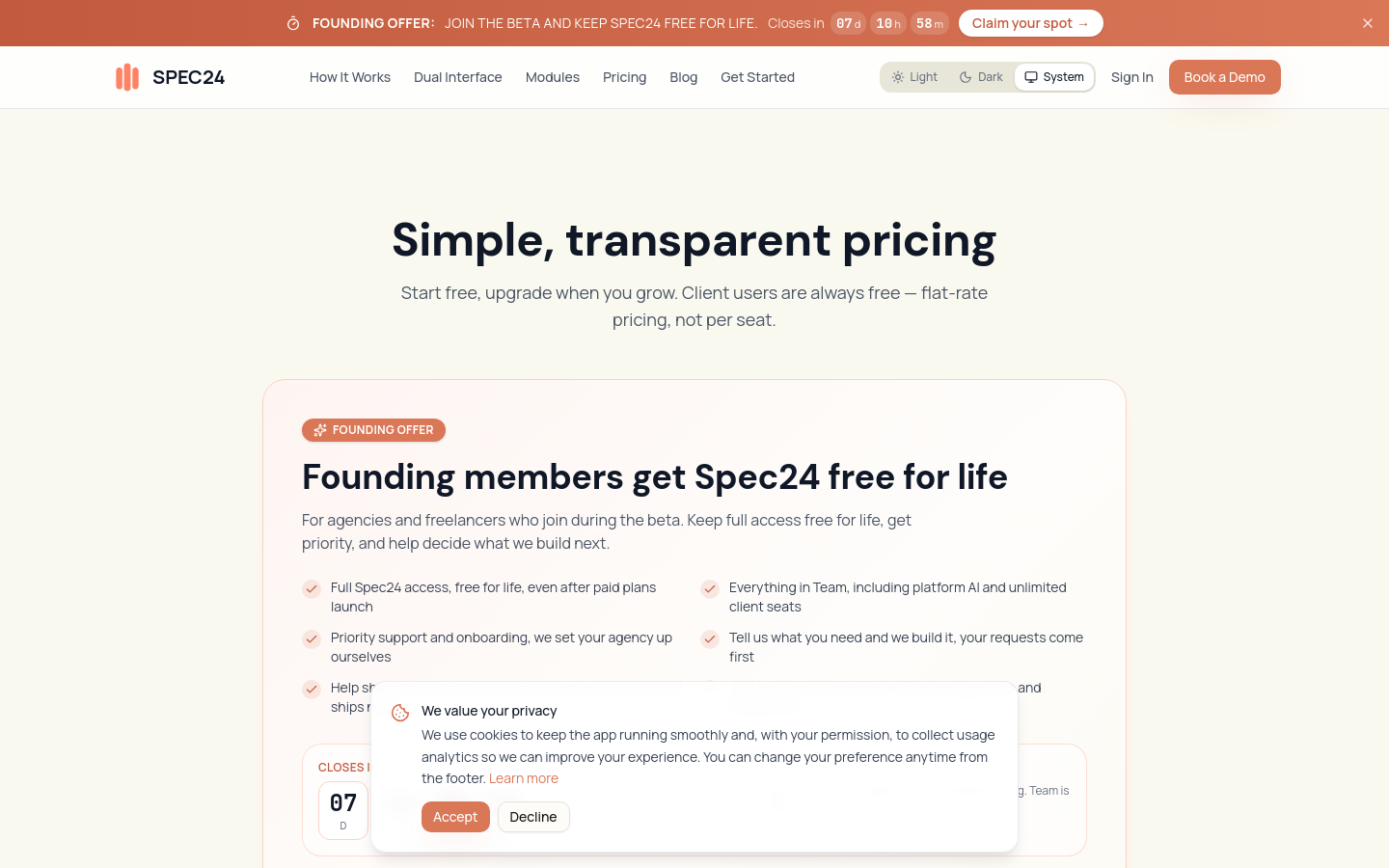 Pricing