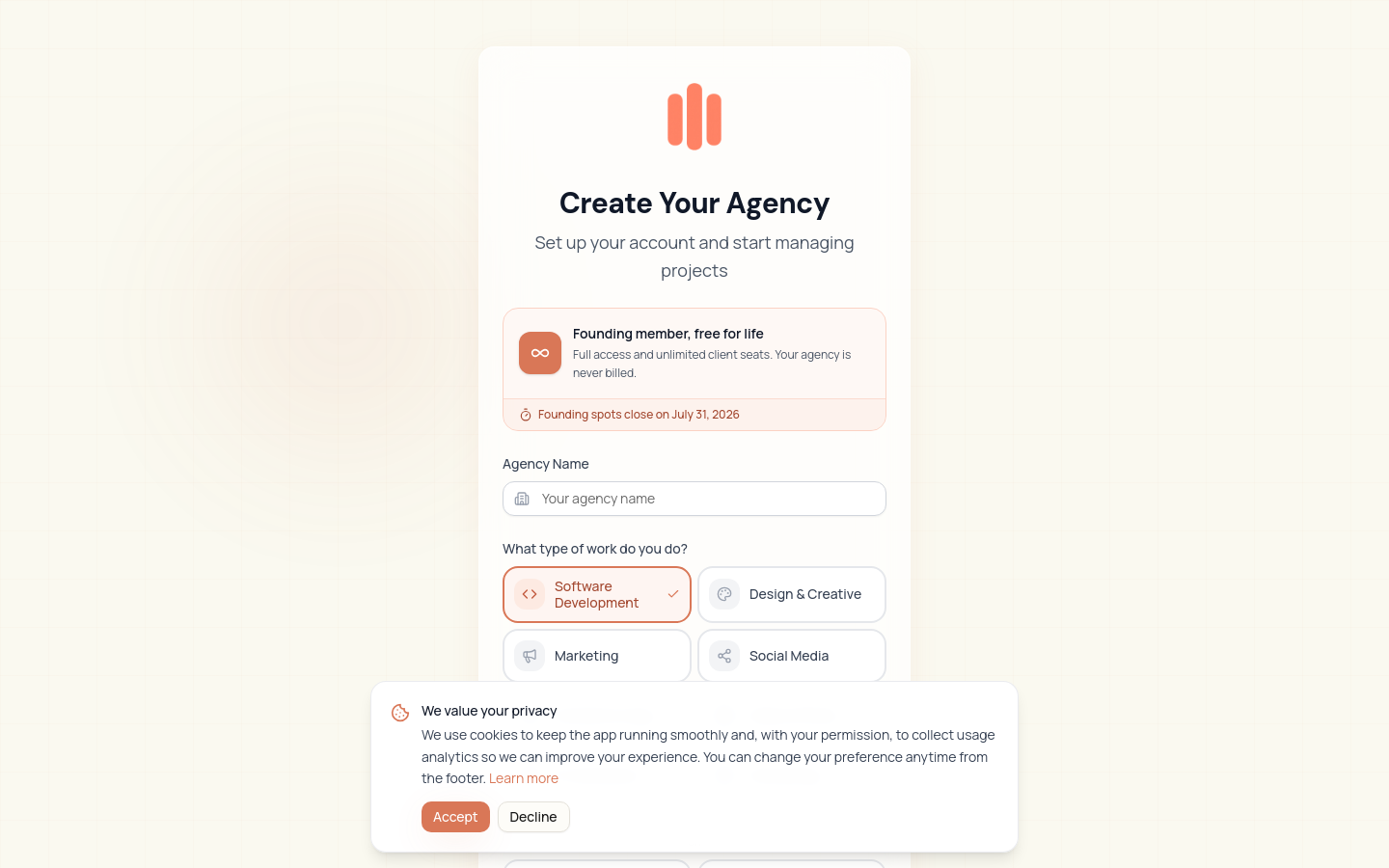 Sign Up