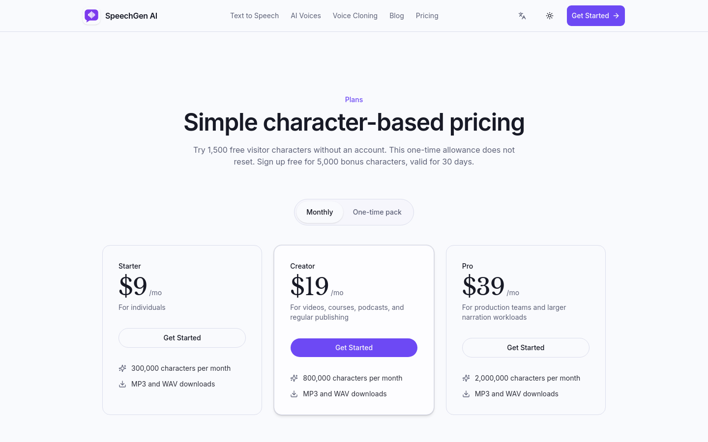 Pricing