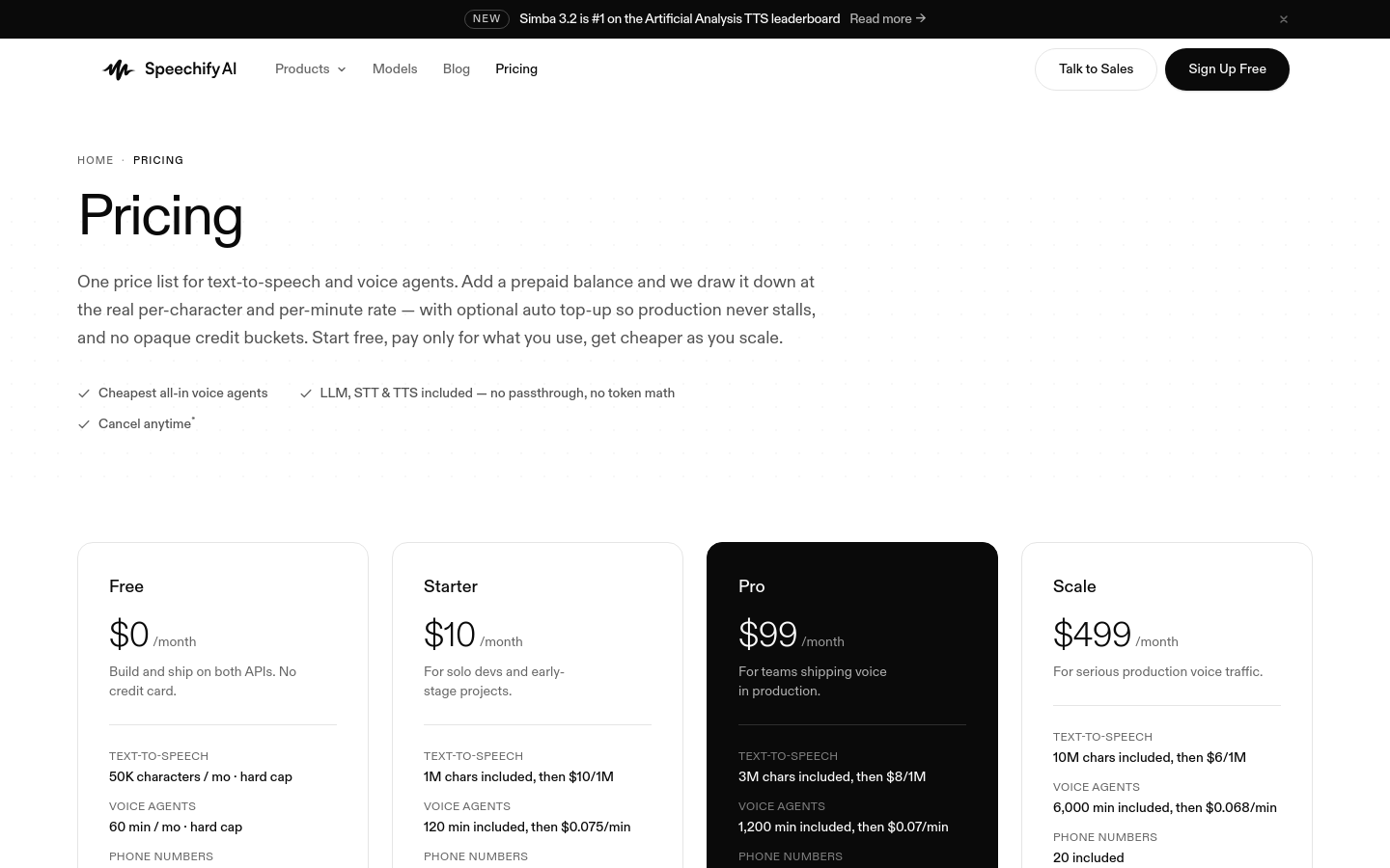 Pricing