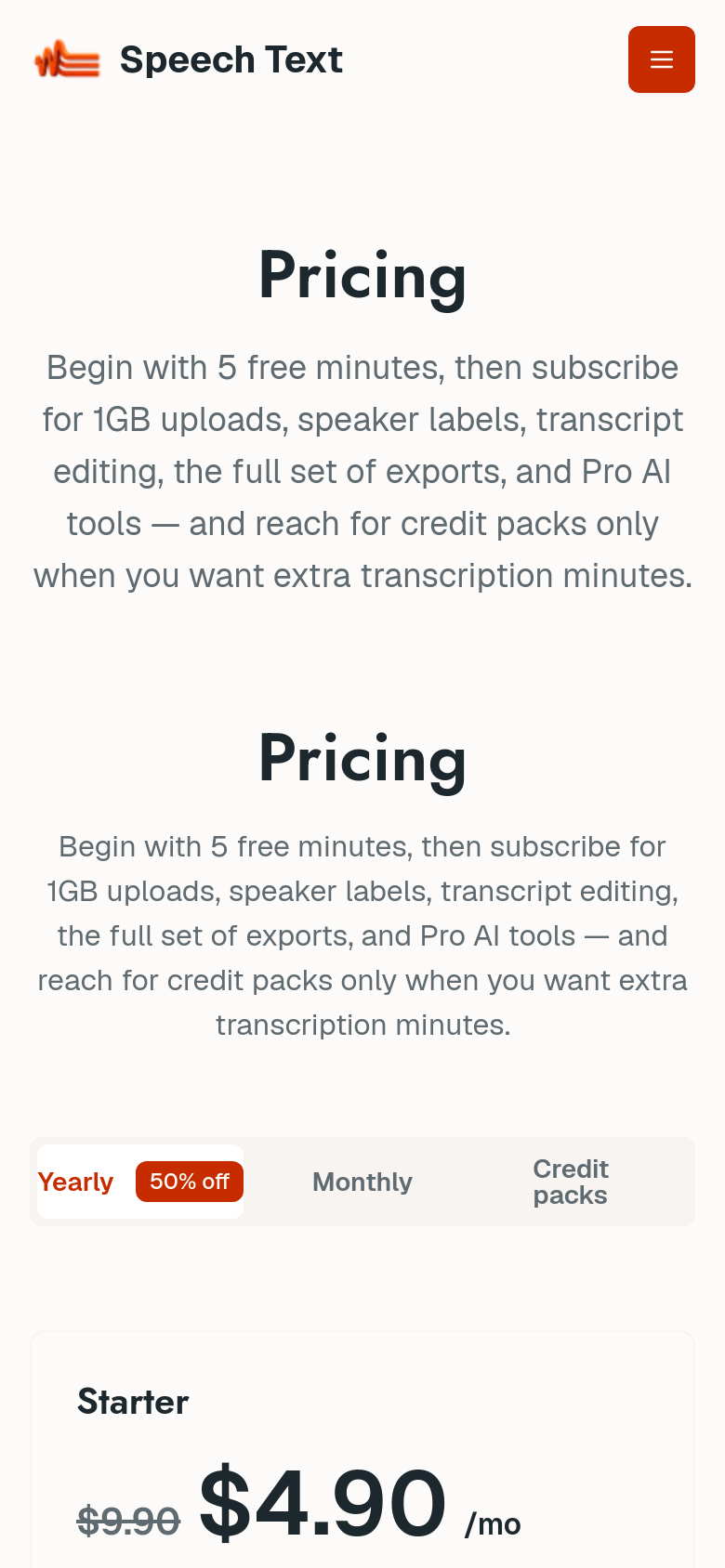 Pricing