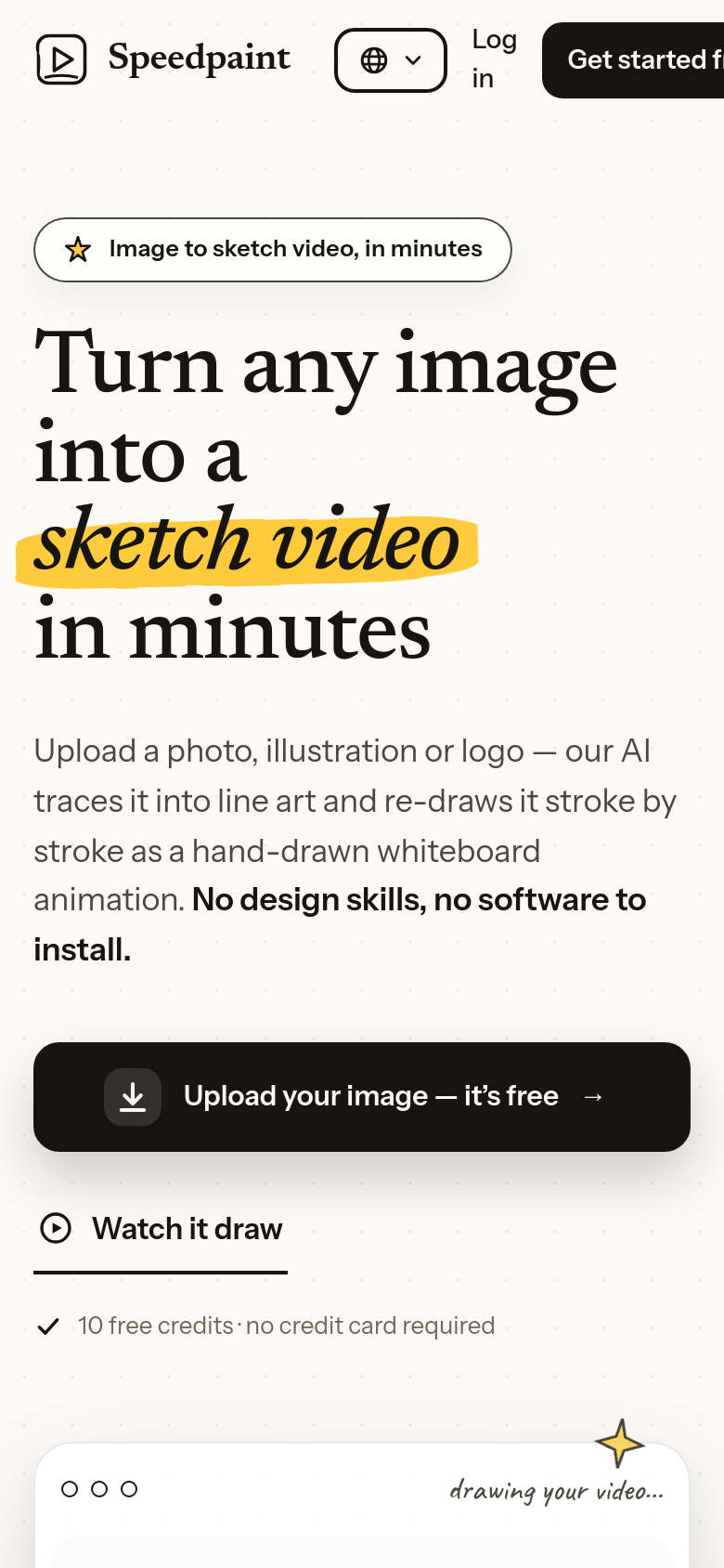 Homepage / Lander