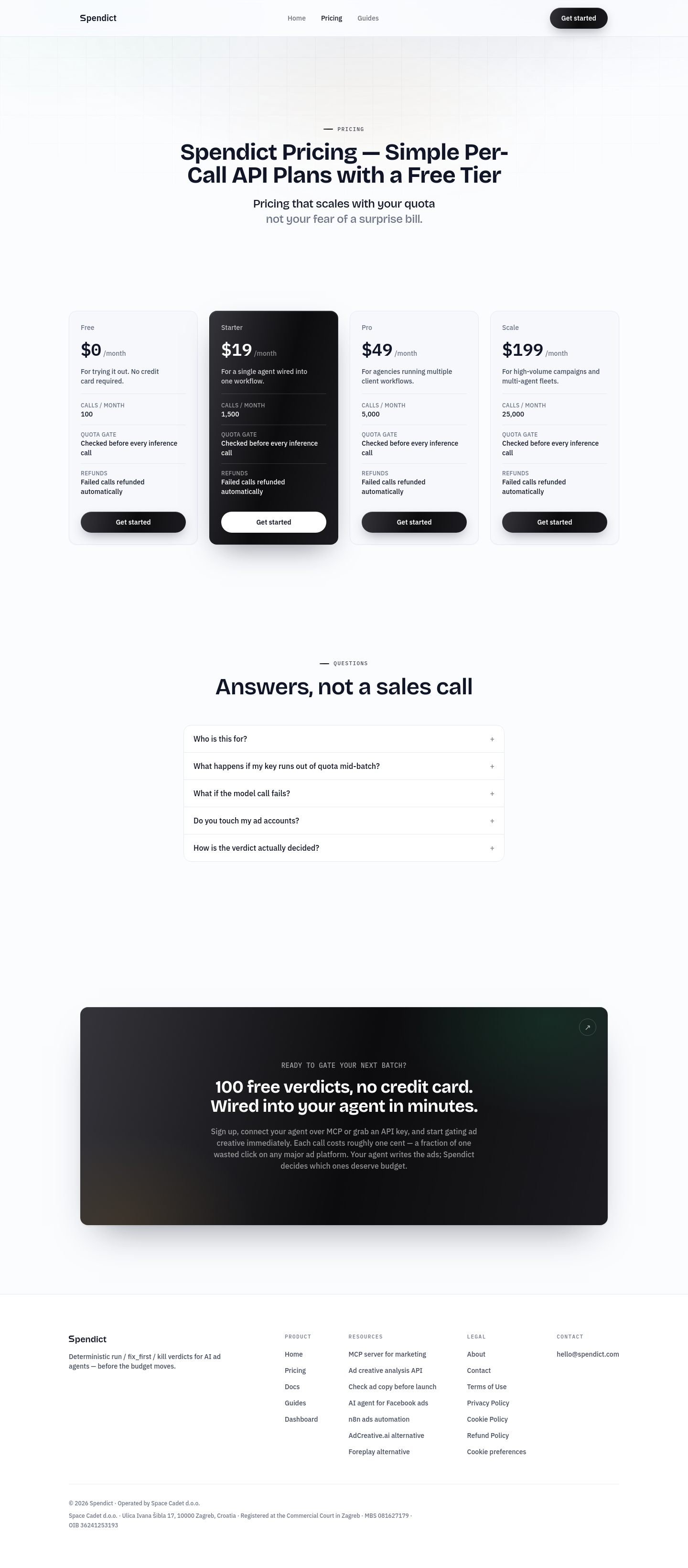 No credit card element